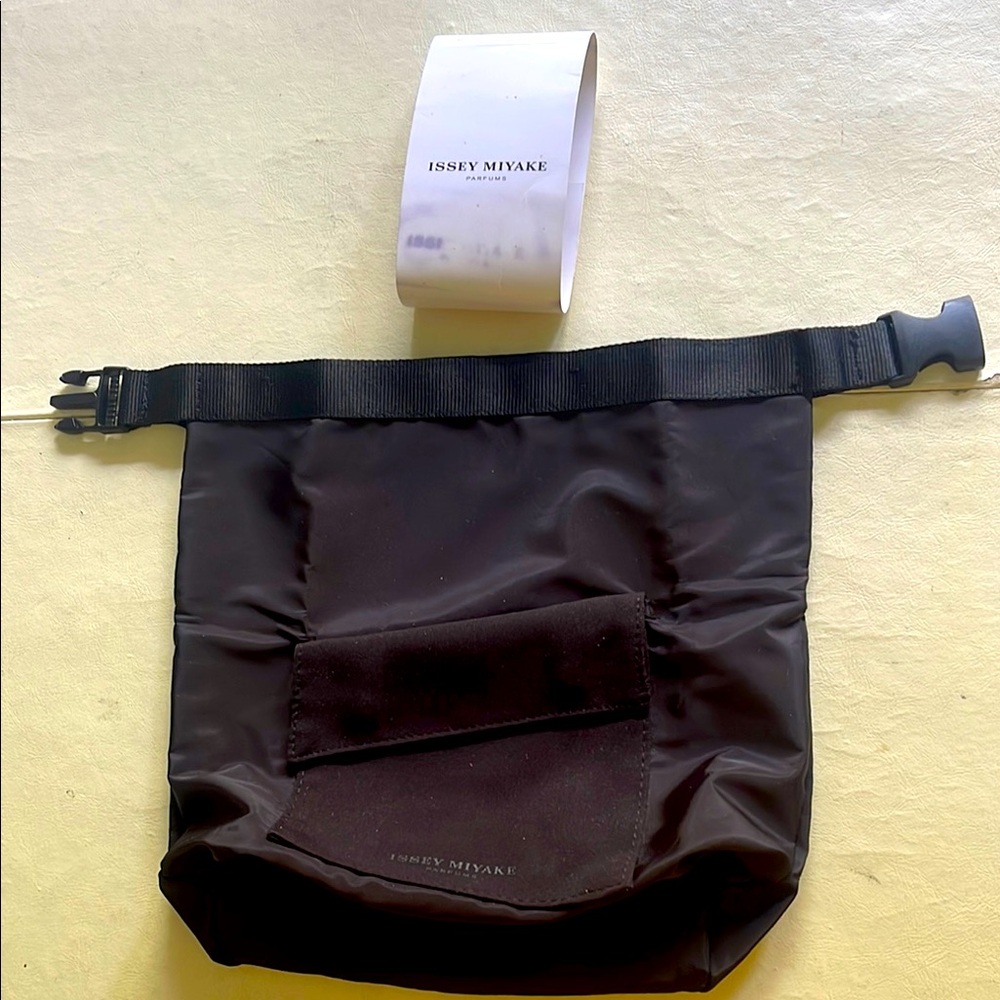 #Issey Miyake Black Belt Bag for Men